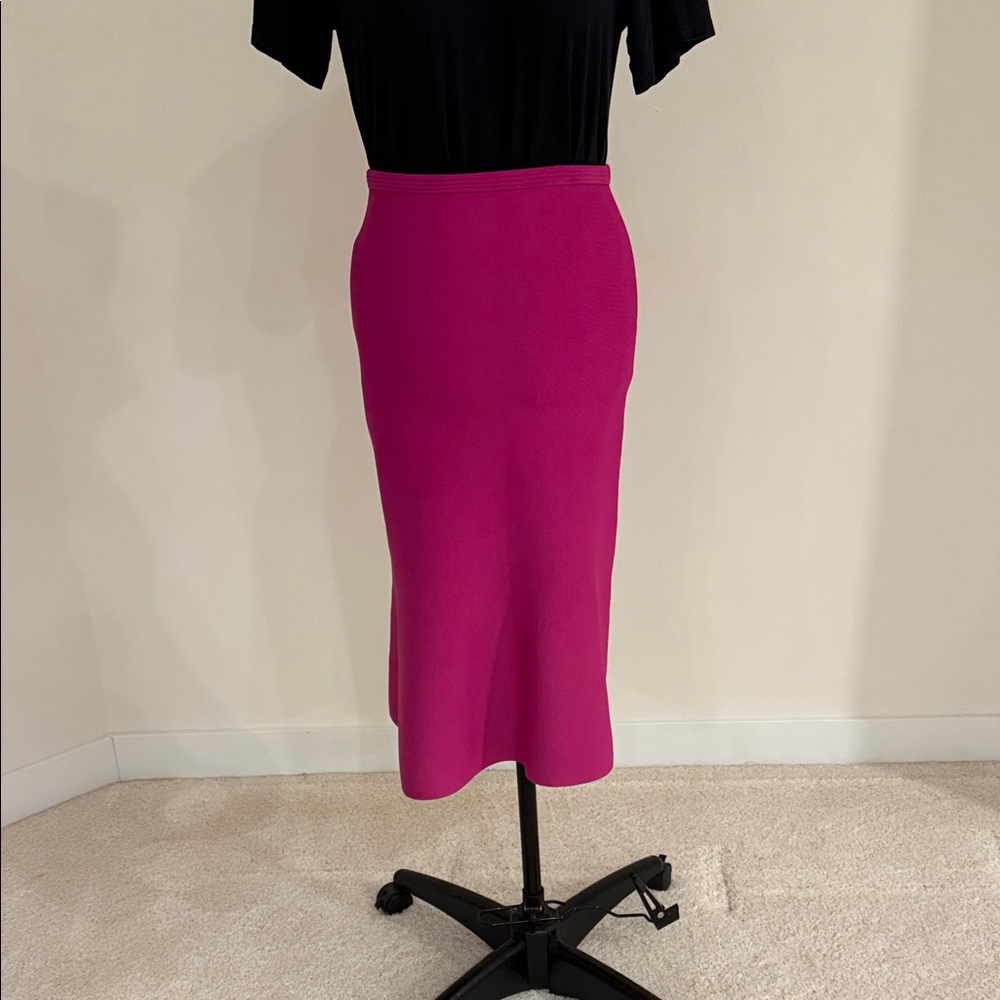 Diane Von Furstenberg Fuchsia A-Line Skirt
